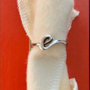 James Avery “e” initial ring